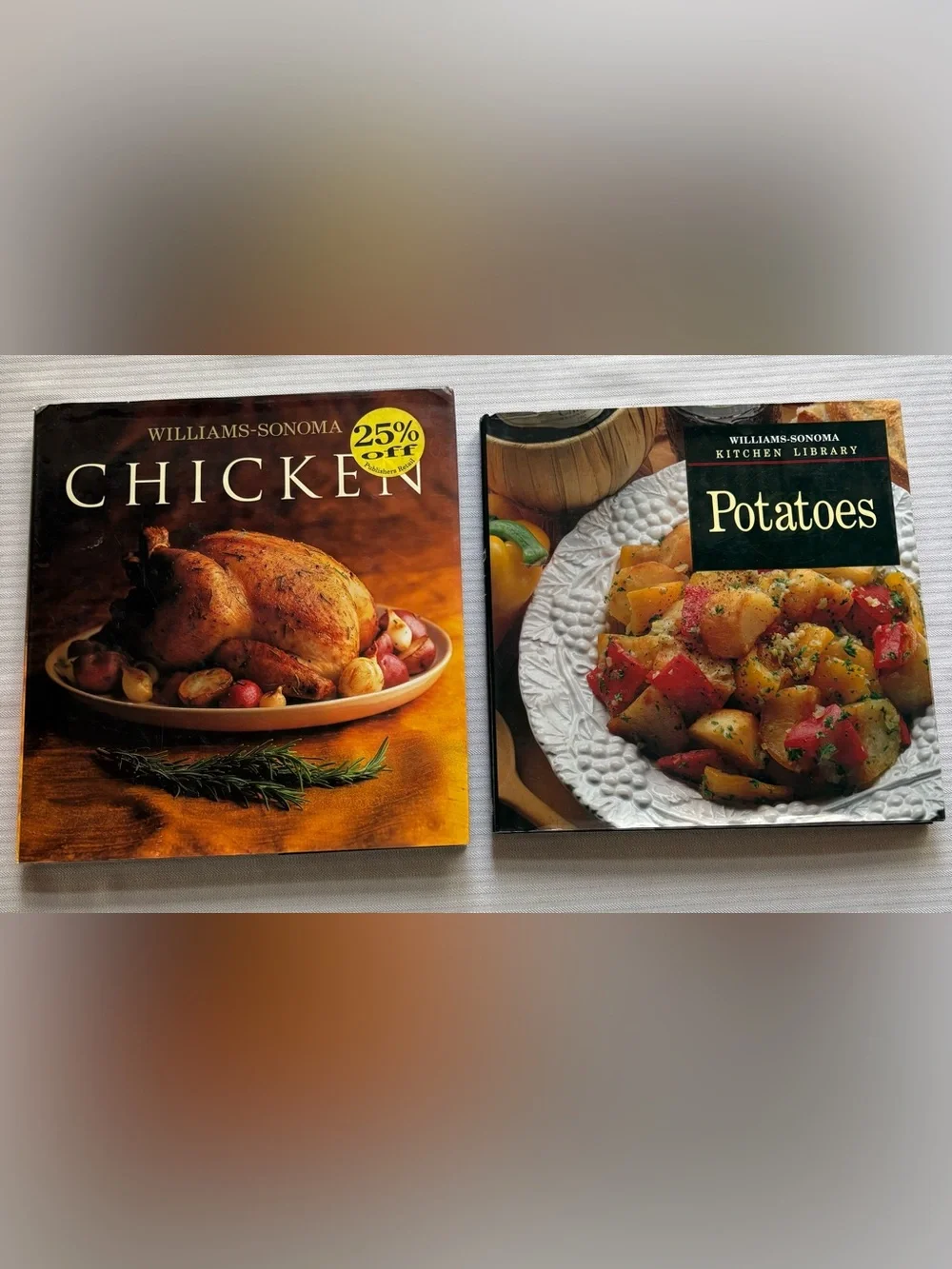 2-William-Sonoma Cooking Recipe Books
